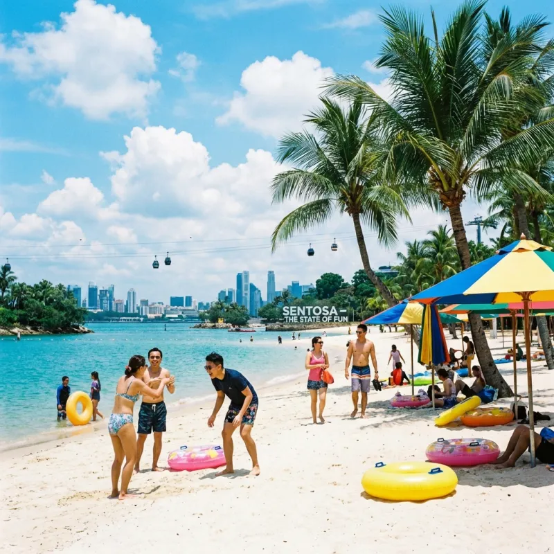Sentosa Island - Singapore destination near Johor Bahru