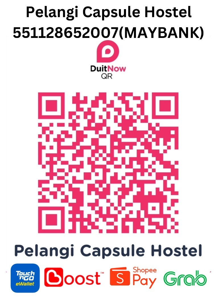 DuitNow QR code for Pelangi Capsule Hostel