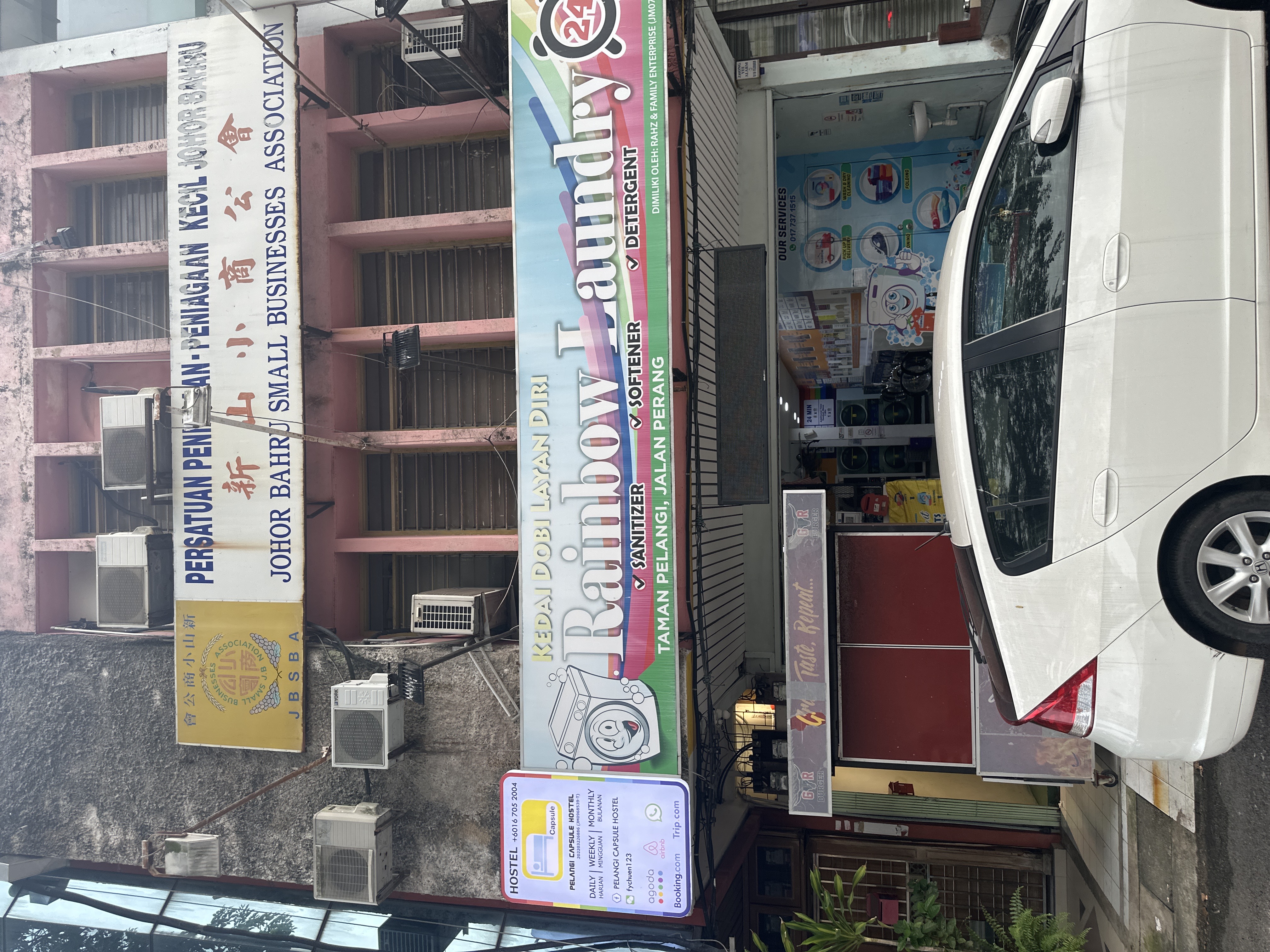 Pelangi Capsule Hostel building